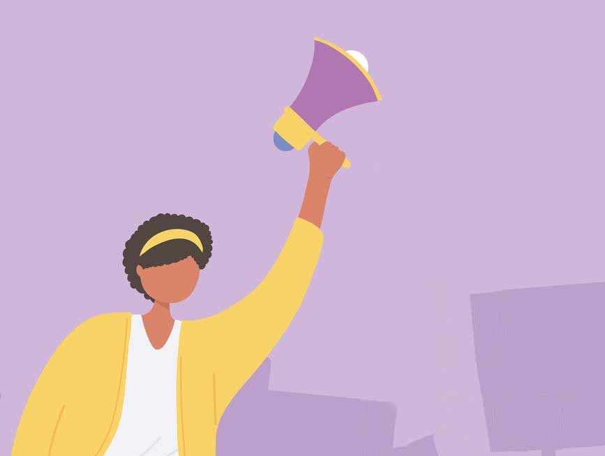 1370017-femme-tenant-un-megaphone-dans-une-manifestation-gratuit-vectoriel