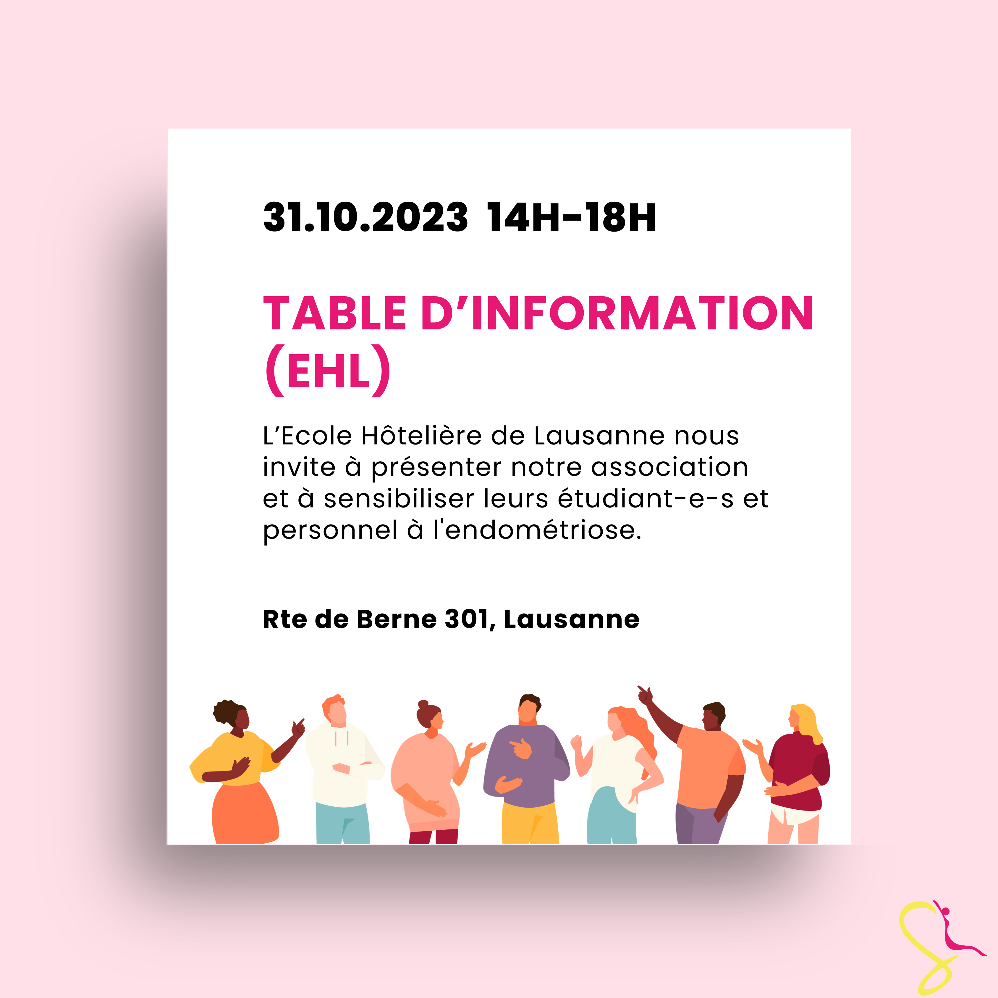 table d'information EHL